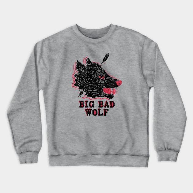 BIG BAD WOLF Crewneck Sweatshirt by doriedot08